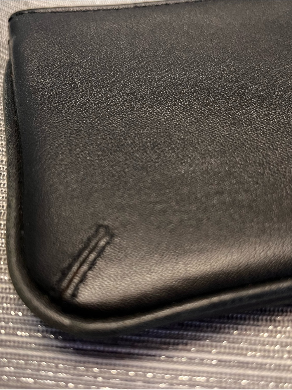 Coach Black Leather Zipper Closure Wristlet Coin Wallet Vintage NEVER USED - Picture 9 of 12